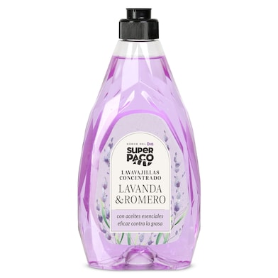 Lavavajillas a mano concentrado lavanda y romero Dia Super Paco 500 ml-0 Lavavajillas a mano concentrado lavanda y romero Dia Super Paco 500 ml-0