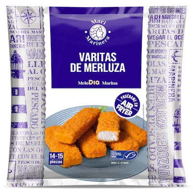 Varitas de merluza MSC Dia Mari Marinera 450 g-0