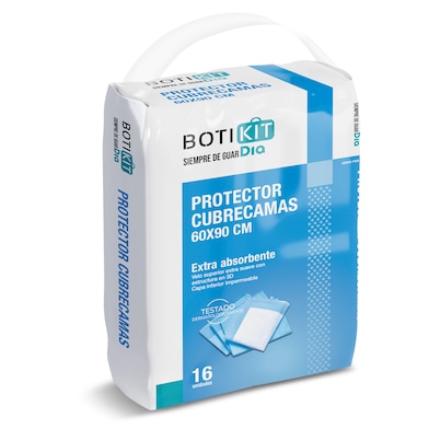 Protector cubrecamas 60 x 90 cm Dia Botikit 16 unidades-0