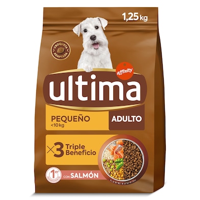Alimento para perros mini adulto con salmón Ultima 1.25 Kg-0