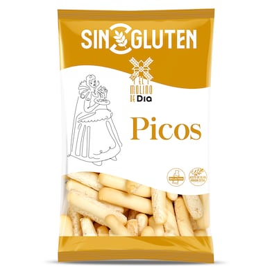 Picos de pan sin gluten El Molino de Dia 100 g-0