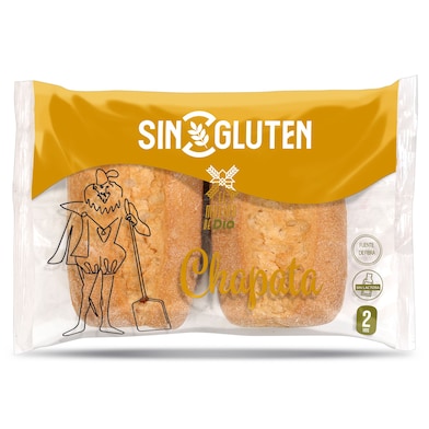 Chapata sin gluten El Molino de Dia 120 g-0