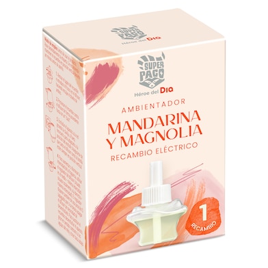 Recambio ambientador eléctrico mandarina y magnolia Dia Super Paco 1 unidad-0