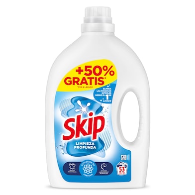 Detergente líquido limpieza profunda Skip 53 lavados-0