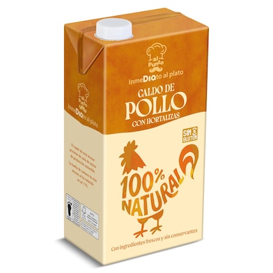 Caldo natural de pollo y hortalizas Dia Al Punto 1 L-0