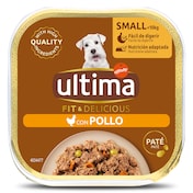 Paté para perros con pollo Ultima 150 g