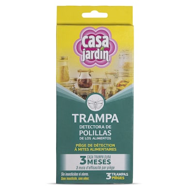 Trampa detectora de polillas de alimentos Casa Jardín caja 3 unidades-0