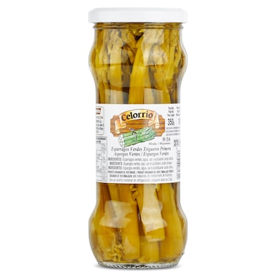 Espárragos verdes medios 9/16 piezas Celorrio 180 g-0
