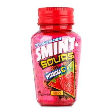 Caramelos sabor fresa con vitamina C Smint 49 g-0