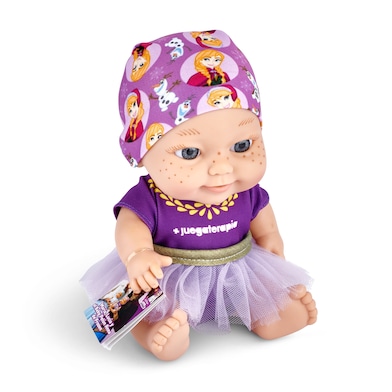 Muñeco solidario Frozen Anna Baby pelon 1 unidad-0