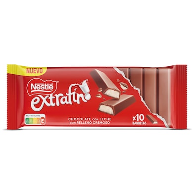 Chocolate con leche con relleno cremoso Nestlé Extrafino 100 g-0