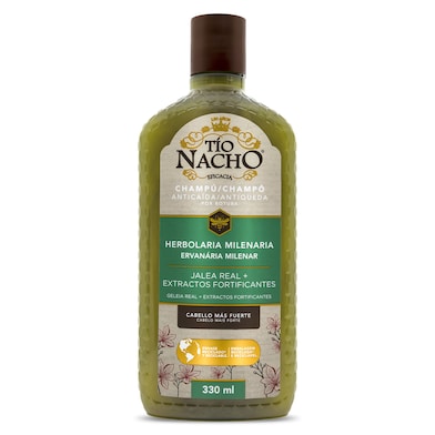 Champú anticaída herbolaria milenaria Tío Nacho 330 ml-0