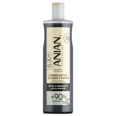 Champú carbón activo Anian 400 ml-0