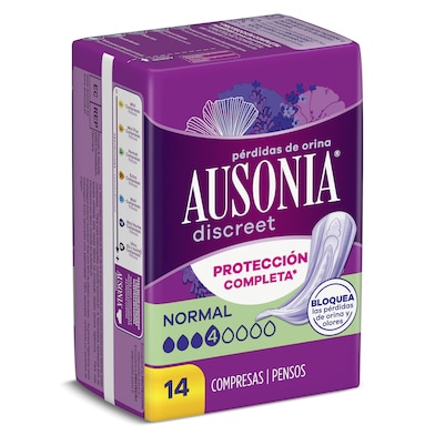Compresas incontinencia normal Ausonia 14 unidades-0