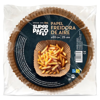 Papel para freidora de aire Dia Super Paco 25 unidades-0
