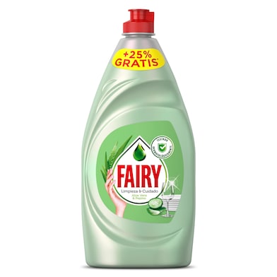 Lavavajillas mano concentrado aloe vera y pepino Fairy botella 820 ml-0