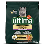 Alimento para gatos esterilizados con salmón Ultima Pro+ 375 g