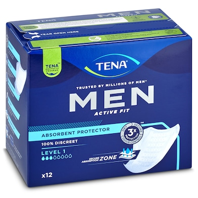 Compresas de incontinencia hombre level 1 Tena 12 unidades-0