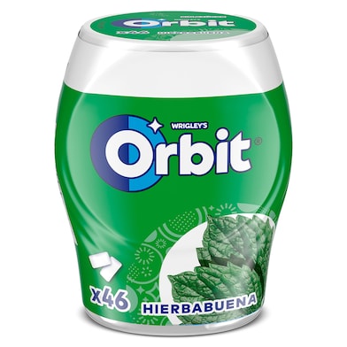 Chicles sabor hierbabuena sin azúcar Orbit 46 unidades-0