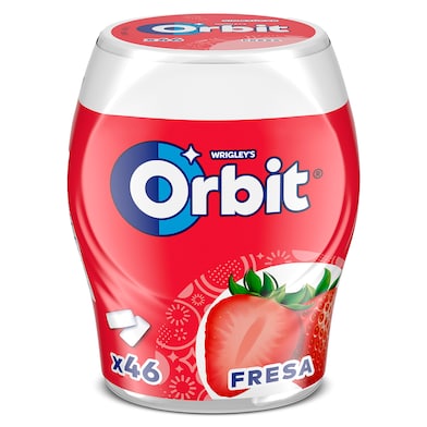 Chicles sabor fresa sin azúcar Orbit 46 unidades-0