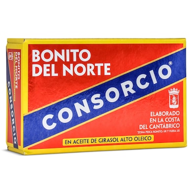 Bonito en aceite de girasol alto oleico Consorcio 80 g-0