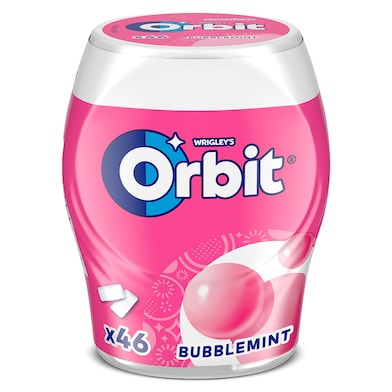 Chicles sabor bubblemint sin azúcar Orbit 46 unidades-0