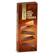 Láminas de chocolate con leche y naranja Dia Temptation 100 g