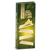 Láminas de chocolate blanco y limón Dia Temptation 100 g