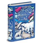 Lata libro decorativa con hojaldradas naranja y clásicas Dia Dulce Noel 350 g