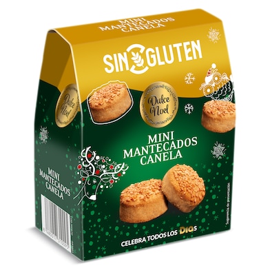 Mantecados de canela sin gluten Dia Dulce Noel 180 g-0 Mantecados de canela sin gluten Dia Dulce Noel 180 g-0