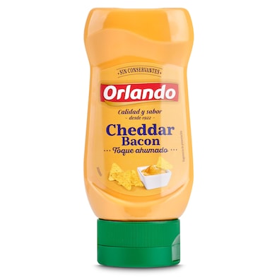 Salsa cheddar bacon Orlando 245 g-0
