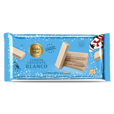 Turrón crujiente de chocolate blanco Dia Dulce Noel 150 g-0 Turrón crujiente de chocolate blanco Dia Dulce Noel 150 g-0