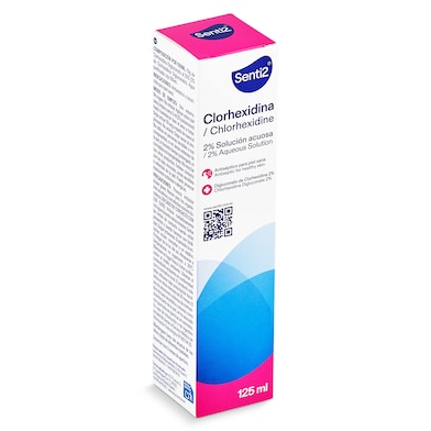 Clorhexidina 2% antiséptico para piel sana Senti2 125 ml-0