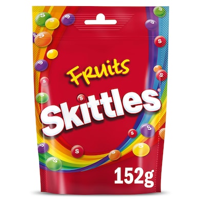 Caramelos masticables sabor fruta ácida fruits Skittles 152 g-0