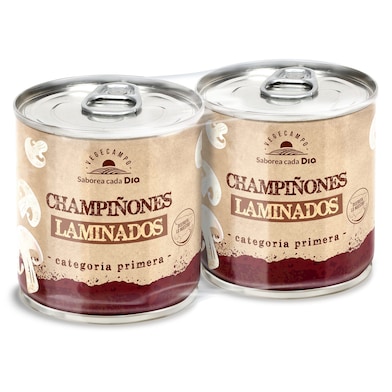 Champiñones laminados Dia Vegecampo 2 x 105 g-0