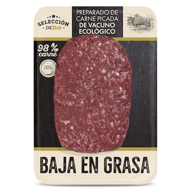 Carne picada de vacuno ecológico baja en grasa Selección de Dia 300 g-0