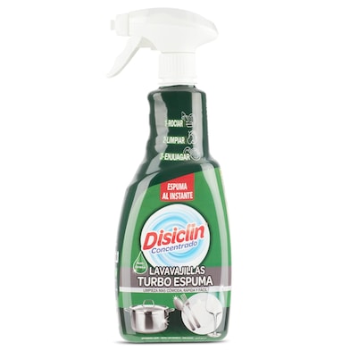 Lavavajillas turbo espuma Disiclin spray 750 ml-0
