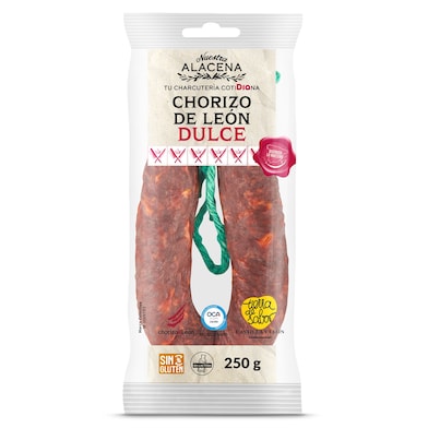 Chorizo de León dulce Dia Nuestra Alacena 250 g-0