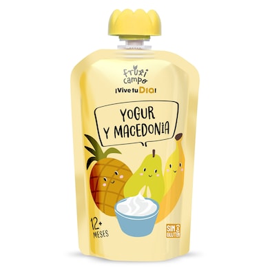 Alimento infantil lácteo con puré de frutas Dia Fruticampo 100 g-0