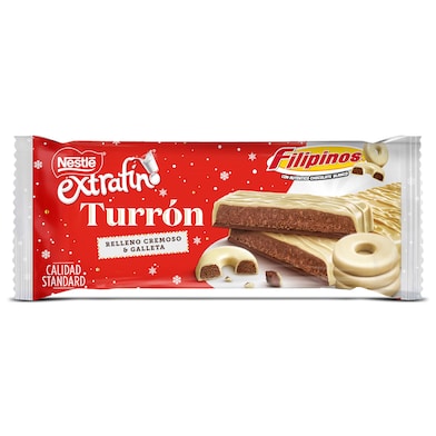 Turrón con Filipinos Nestlé Extrafino 230 g-0 Turrón con Filipinos Nestlé Extrafino 230 g-0