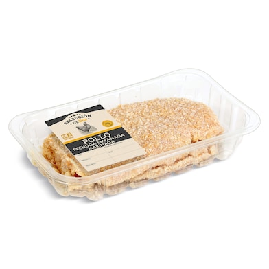 Filetes de pollo empanado y marinado Selección de Dia 550 g aprox.-0