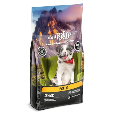 Alimento para perros senior de pollo Dia Deliperro 1.5 Kg-0