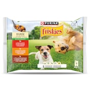 Alimento húmedo para perros en gelatina Friskies 4 x 85 g