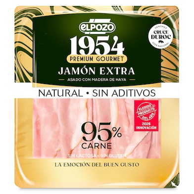 Jamón cocido extra 95% Elpozo 1954 130 g-0