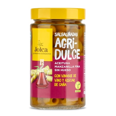 Aceitunas salsaliñadas agridulce Jolca 400 g-0