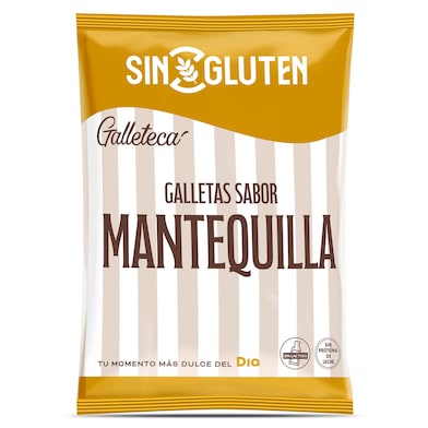 Galletas sabor mantequilla sin gluten Galleteca de Dia 120 g-0