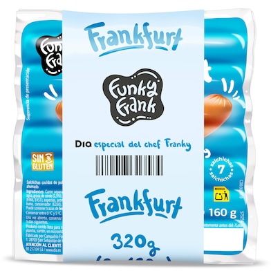 Salchichas Frankfurt Dia Funky Frank 2 x 160 g-0