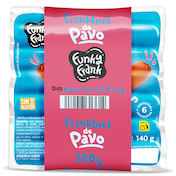 Salchichas Frankfurt de pavo Dia Funky Frank 2 x 140 g
