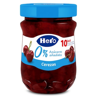 Mermelada de cerezas 0% azúcares añadidos Hero 280 g-0