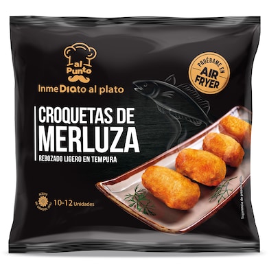 Croquetas de merluza y langostino Dia Al Punto 350 g-0